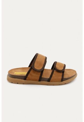 Sandalia Plana Solara Miel Mercedes Campuzano