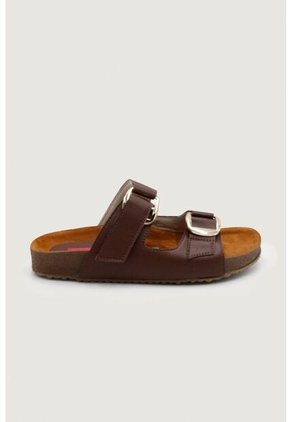 Sandalia Plana Emilia Moca Mercedes Campuzano