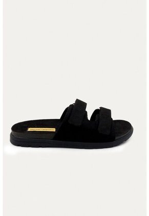 Sandalia Plana Vibe Negra Mercedes Campuzano