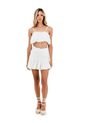 Falda Corta Sea Marfil Mercedes Campuzano de Mercedes Campuzano