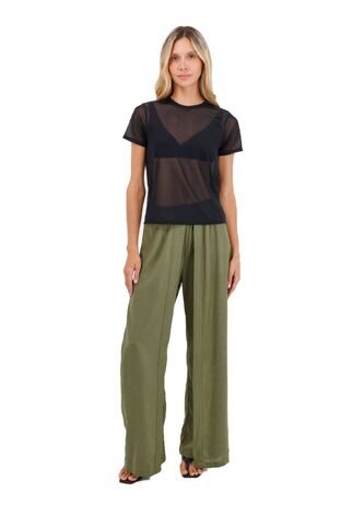 Pantalon Zulima Verde_Osc Mercedes Campuzano Mercedes Campuzano