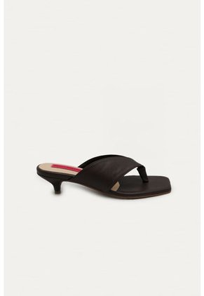 Sandalia Tacon Sira Café Mercedes Campuzano