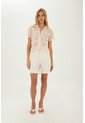 Camisa Steph Beige Mercedes Campuzano de Mercedes Campuzano