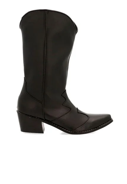 Bota Texana Austin Negro Mercedes Campuzano