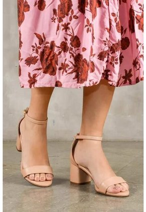 Sandalia Tacón Chin Nude Mercedes Campuzano