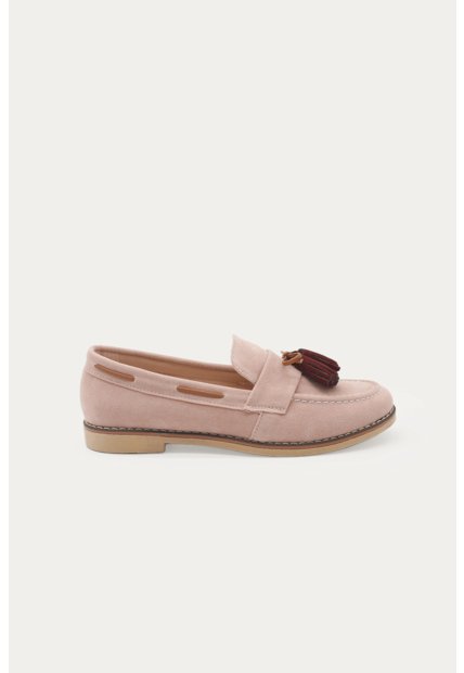 Mocasin Roma Rosado Mercedes Campuzano