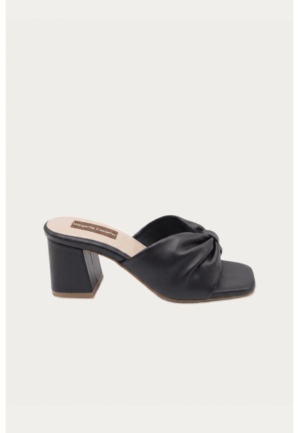 Sandalia Tacon Prisma Negro Mercedes Campuzano