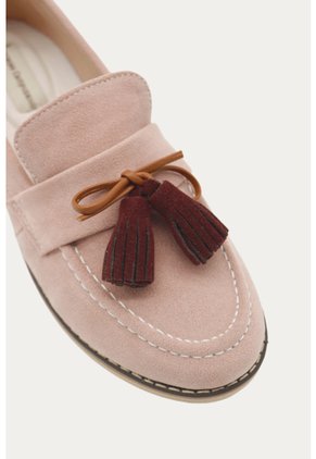 Mocasin Roma Rosado Mercedes Campuzano
