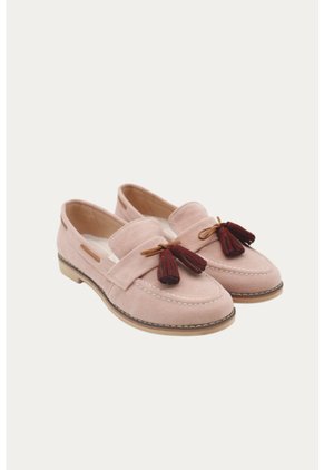 Mocasin Roma Rosado Mercedes Campuzano