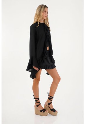 Camisa Aurea  Negro Mercedes Campuzano
