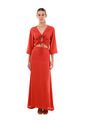 Vestido Largo Angelina Terracota Mercedes Campuzano de Mercedes Campuzano