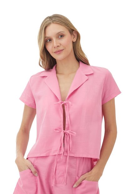 Blusa Alma Rosado Mercedes Campuzano