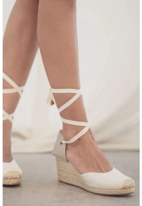 Spadrilla Plataforma Kiri Beige Mercedes Campuzano