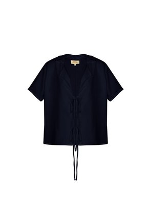 Camisa Cabo Azul Oscuro Mercedes Campuzano
