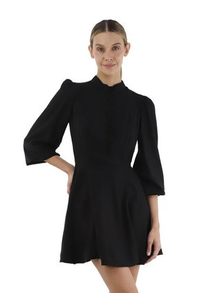 Vestido Corto Juliette Negro Mercedes Campuzano