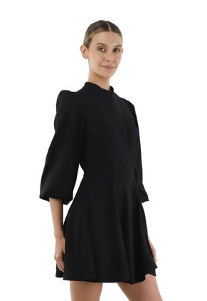 Vestido Corto Juliette Negro Mercedes Campuzano
