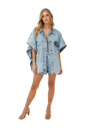 Chaqueta Bri Azul Mercedes Campuzano