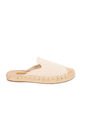 Zueco Spadrilla Cleo Beige Mercedes Campuzano de Mercedes Campuzano