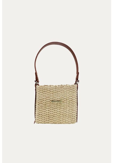 Cartera Basket Beige Mercedes Campuzano