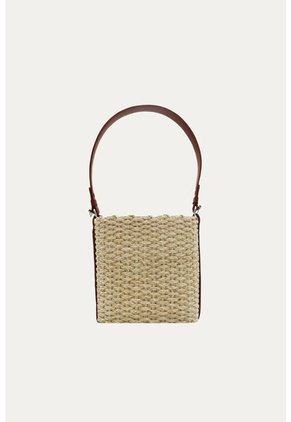 Cartera Basket Beige Mercedes Campuzano