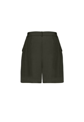 Bermuda Kuyu Verde Oscuro Mercedes Campuzano