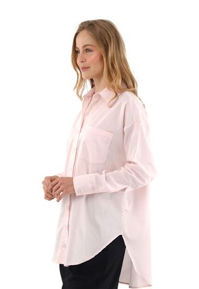 Camisa Boyfriend Haven Rosado Mercedes Campuzano