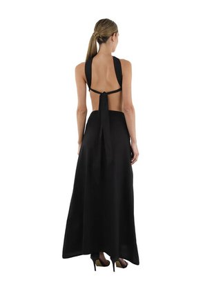 Vestido Largo Lorde Negro Mercedes Campuzano