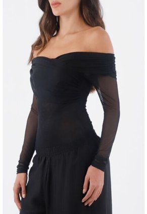 Body Lunara Negro Mercedes Campuzano