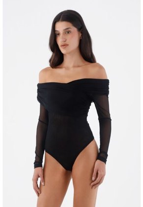 Body Lunara Negro Mercedes Campuzano