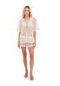 Camisa Seyla Beige Mercedes Campuzano de Mercedes Campuzano