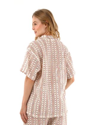 Camisa Harlow Multicolor Mercedes Campuzano