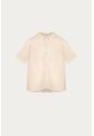 Camisa Seyla Beige Mercedes Campuzano de Mercedes Campuzano