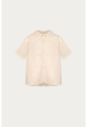 Camisa Seyla Beige Mercedes Campuzano