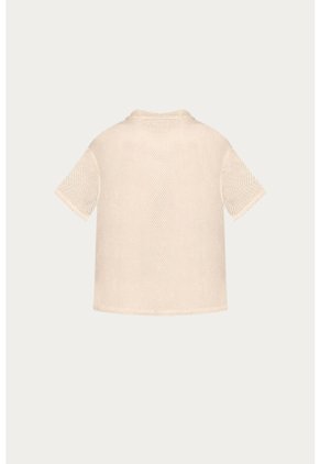 Camisa Seyla Beige Mercedes Campuzano