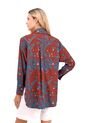 Camisa Boyfriend Haven Palmeras Terracota Mercedes Campuzano de Mercedes Campuzano