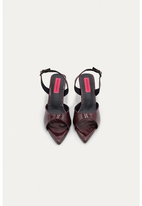 Sandalia Tacon Vika Vinotinto Mercedes Campuzano