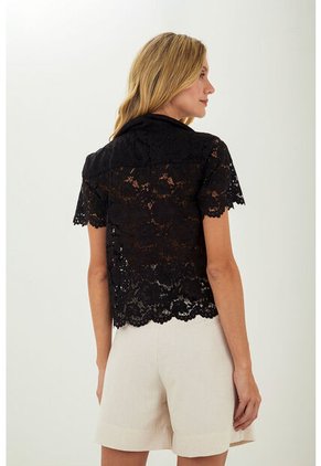 Camisa Steph Negro Mercedes Campuzano