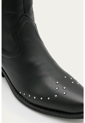 Bota Texana Olive Negro Mercedes Campuzano