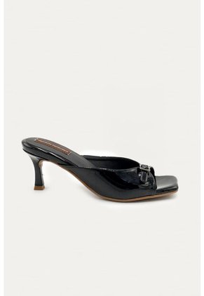 Sandalia Tacon Vera Negro Mercedes Campuzano