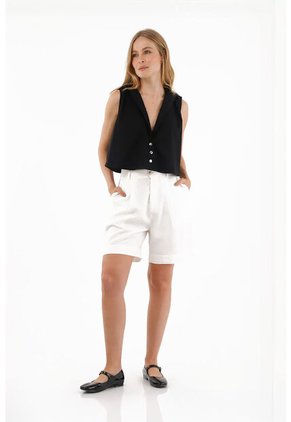 Chaleco Zulima Negro Mercedes Campuzano