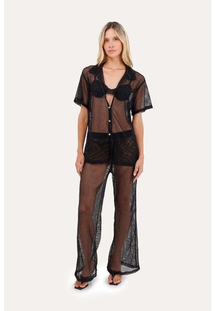 Pantalon Zaina Negro Mercedes Campuzano