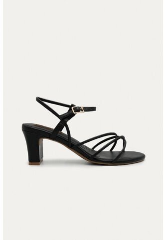 Sandalia Tacon Aira Negro Mercedes Campuzano Mercedes Campuzano