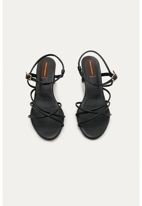 Sandalia Tacon Aira Negro Mercedes Campuzano