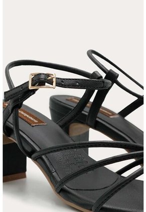 Sandalia Tacon Aira Negro Mercedes Campuzano