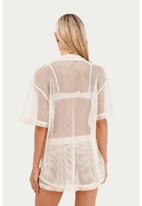 Camisa Seyla Beige Mercedes Campuzano