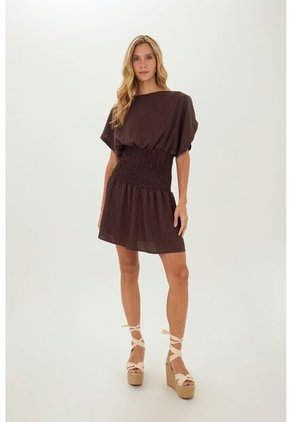 Vestido Corto Phoebe Cafe Mercedes Campuzano