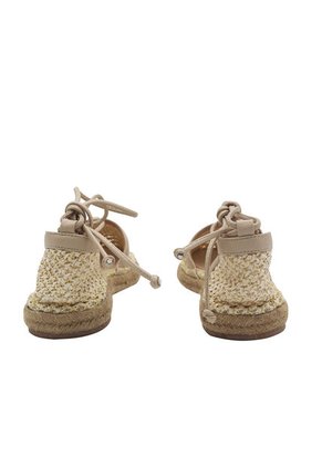 Spadrilla Plana Gabi Beige Mercedes Campuzano