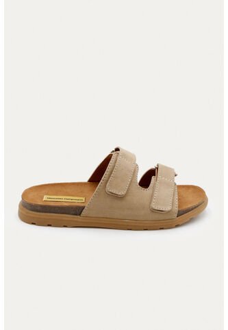 Sandalia Plana Vibe Beige Mercedes Campuzano Mercedes Campuzano