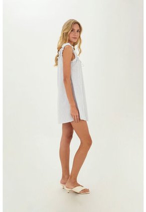 Vestido Corto Deena Azul Mercedes Campuzano