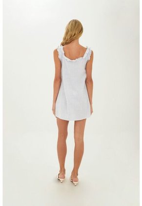 Vestido Corto Deena Azul Mercedes Campuzano